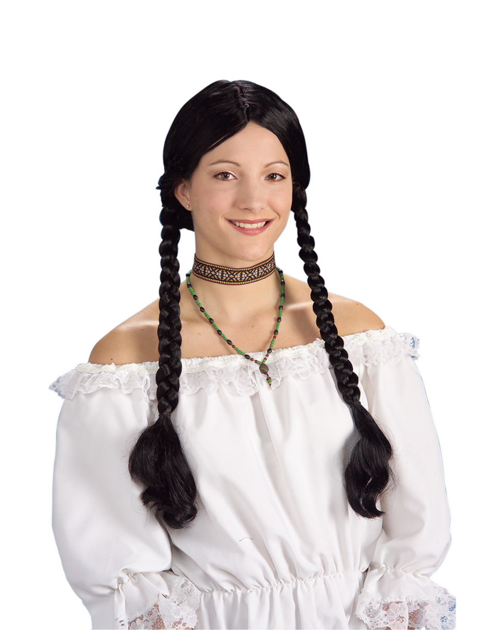 Forum Novelties Inc. Braided Black Pigtail Wig