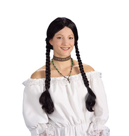 Forum Novelties Inc. Braided Black Pigtail Wig
