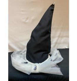 Karries Kostumes White Tulle Witch Hat