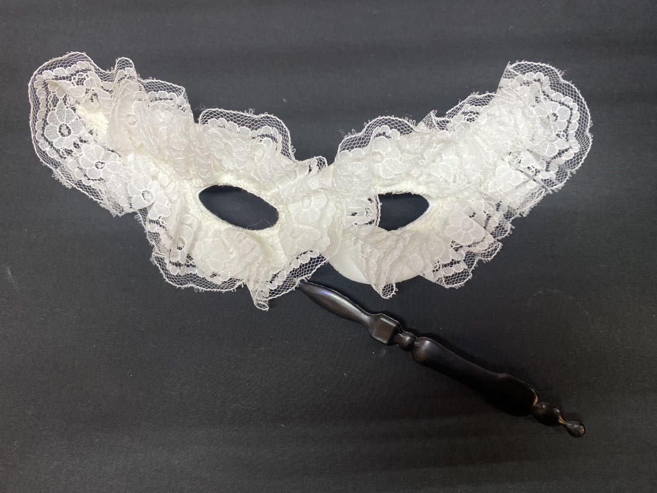 White Lace Mask - Karries Kostumes & Dance Supplies