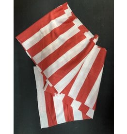 Karries Kostumes Red and White Striped Sash
