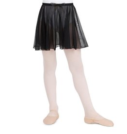 Capezio Circular Black Pull On Skirt
