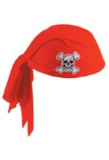 Beistle Pirate Red  Scarf Hat