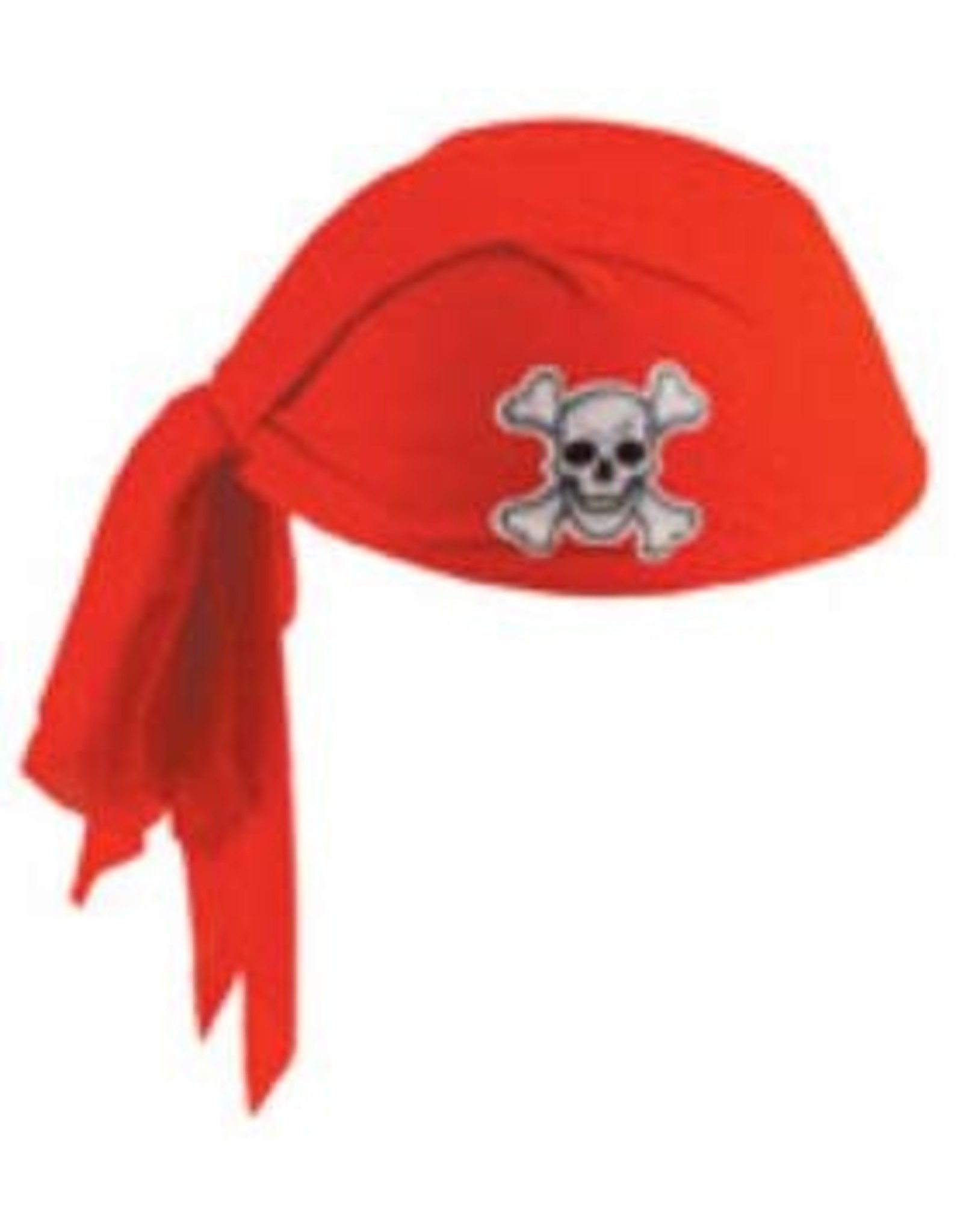 Beistle Pirate Red  Scarf Hat