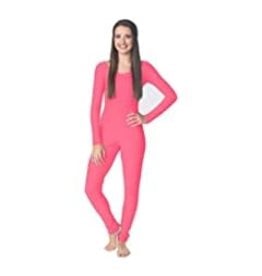 Body Wrappers Long Sleeve Unitard - Hot Pink