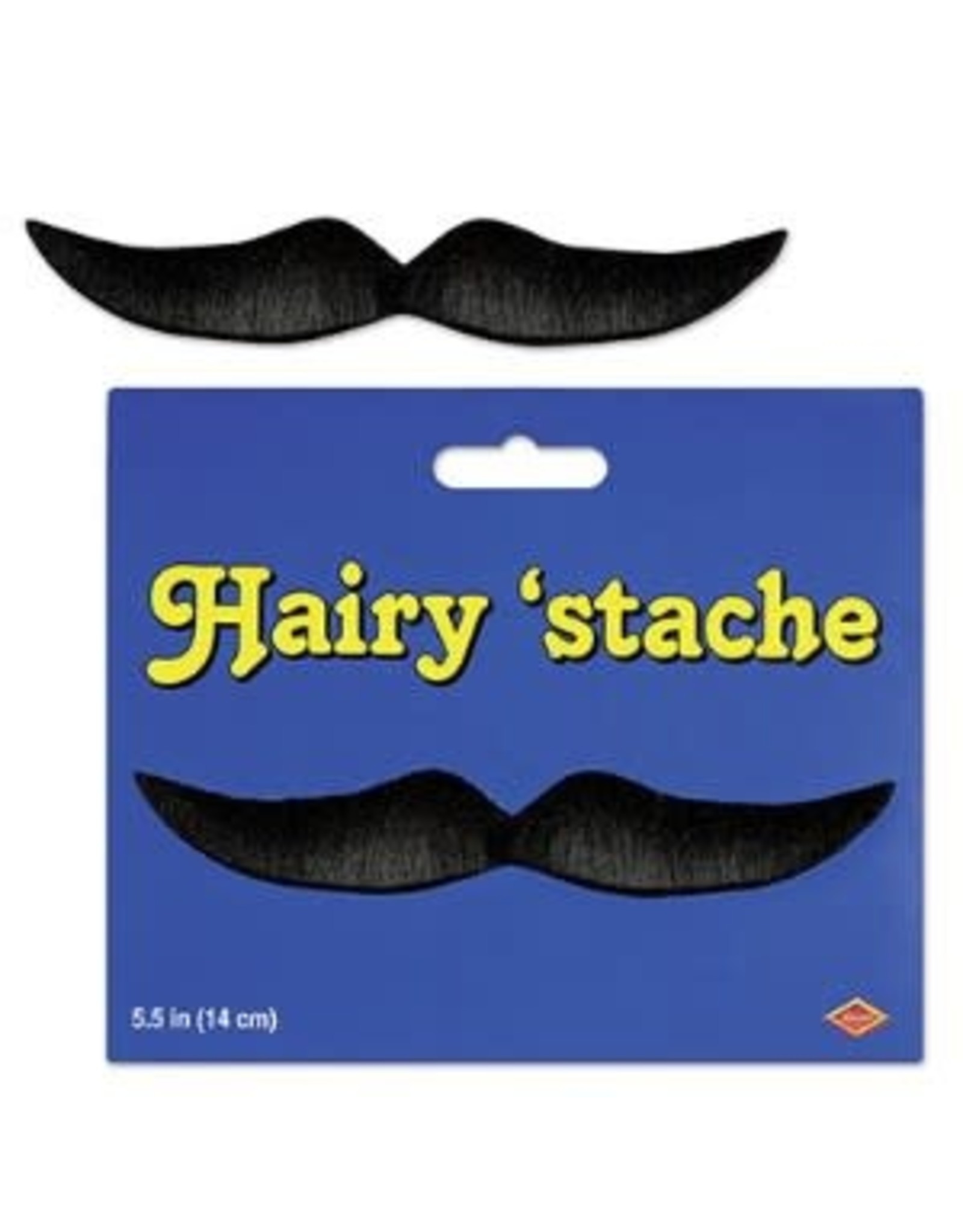 Beistle Hairy Stache Black