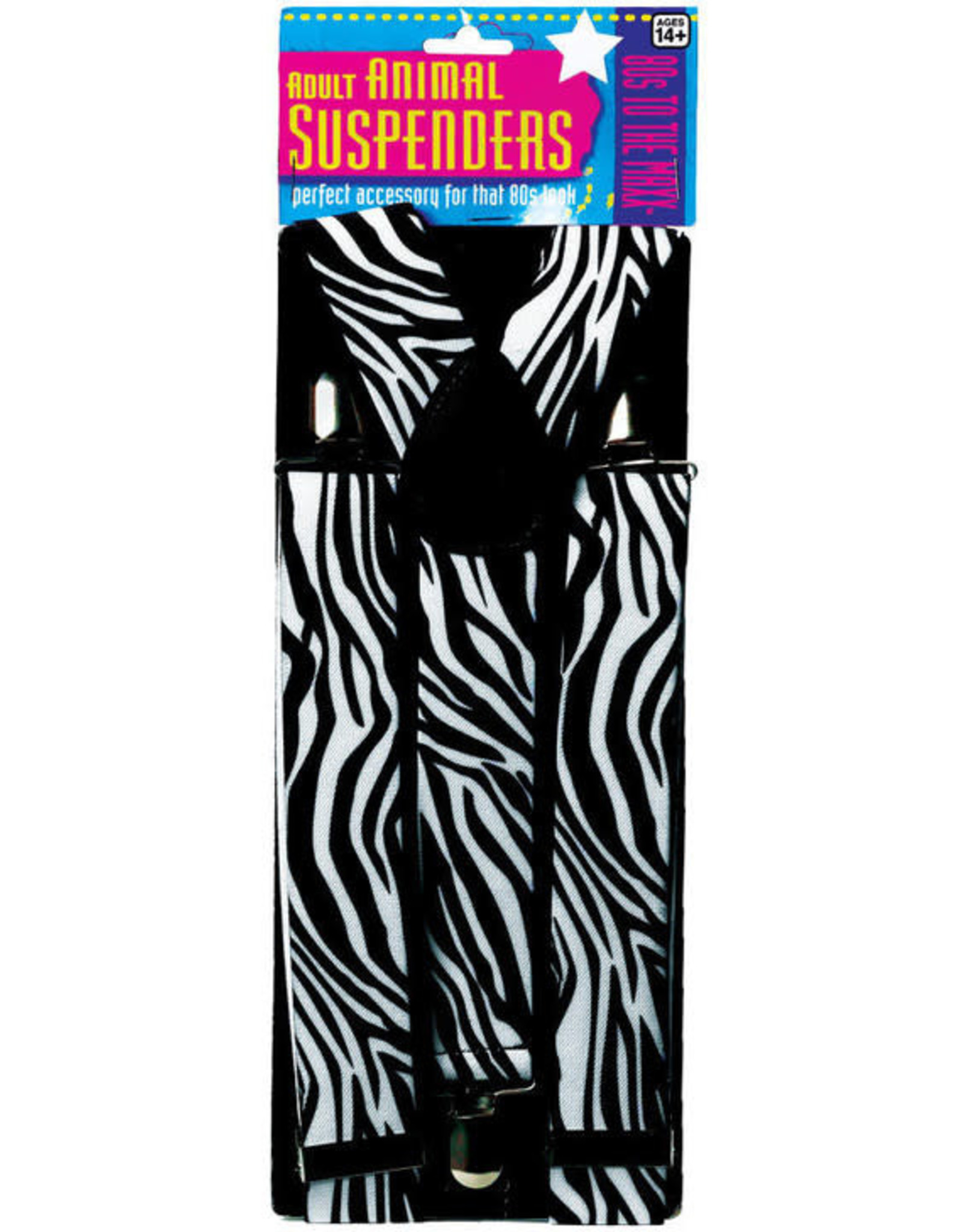 Forum Novelties Inc. Zebra Suspenders *