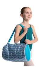 Capezio Sequin Chevron Barrel Bag