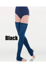 Body Wrappers Stirrup Black Legwarmers