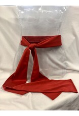 Karries Kostumes Cotton Waist Sash  Red