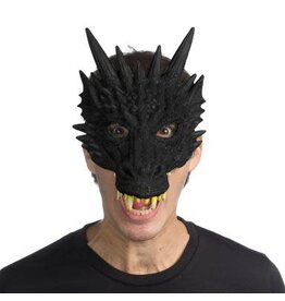 HM Smallwares Fantasy Dragon Mask  Black