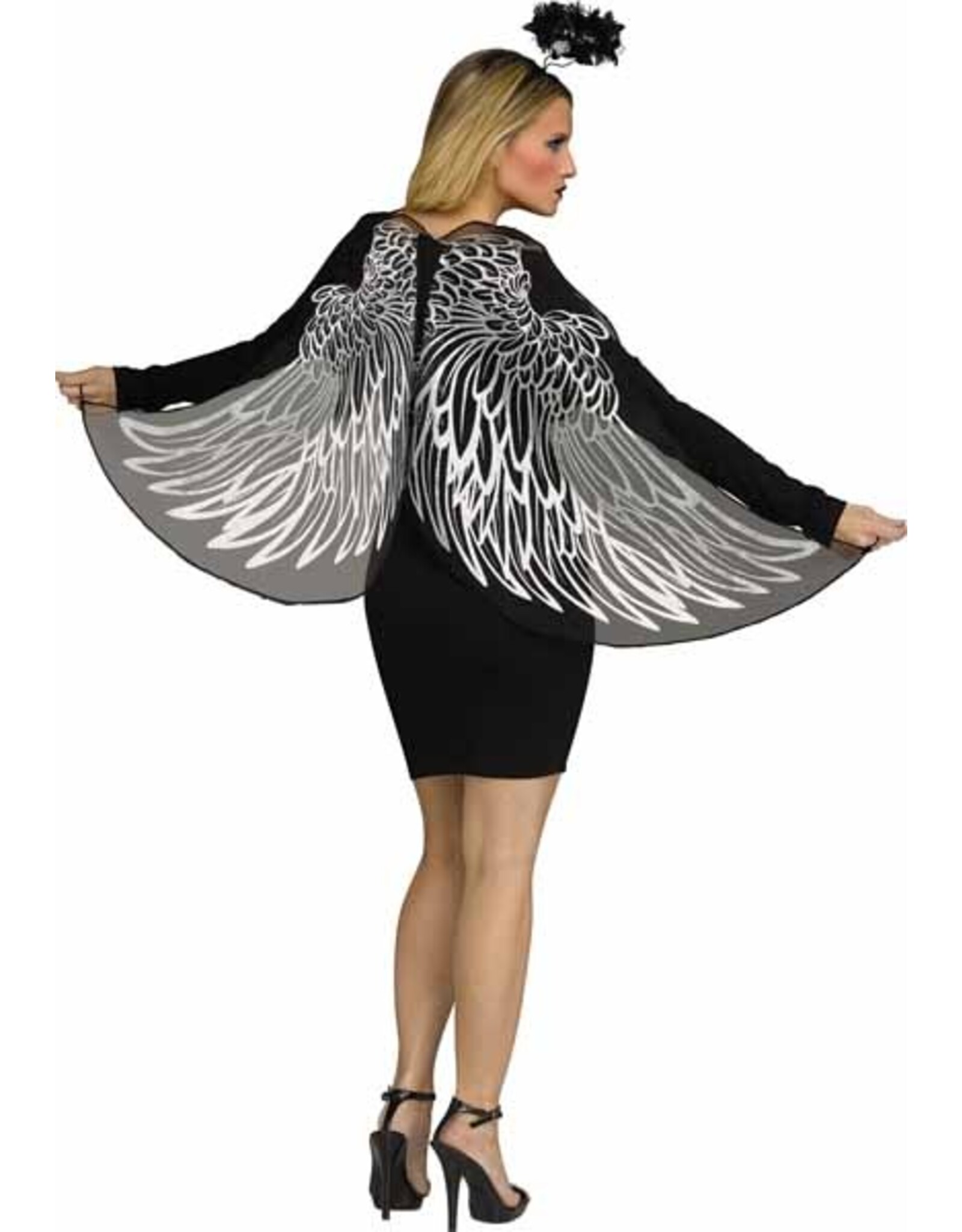 Fun World Fantasy Wings Black Dark Angel