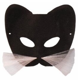 SKS Novelty Black Cat Half Mask