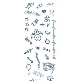 Tinsley Transfers Temporary Tattoos - Pop Star