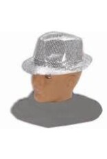 Forum Novelties Inc. Sequin Fedora Silver