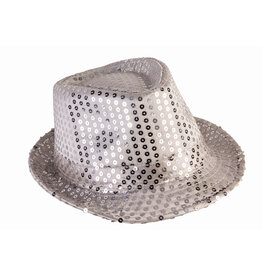 Forum Novelties Inc. Sequin Fedora Silver