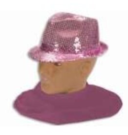 Forum Novelties Inc. Sequin Fedora Pink *