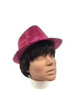 Forum Novelties Inc. Sequin Fedora Magenta *