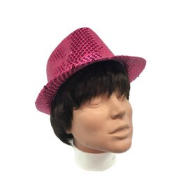 Forum Novelties Inc. Sequin Fedora Magenta *