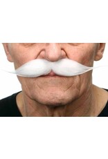 European Moustaches Moustache White 19cm X 3cm