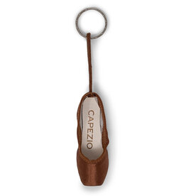 Capezio Pointe Shoe Keychain S60 (Brown)