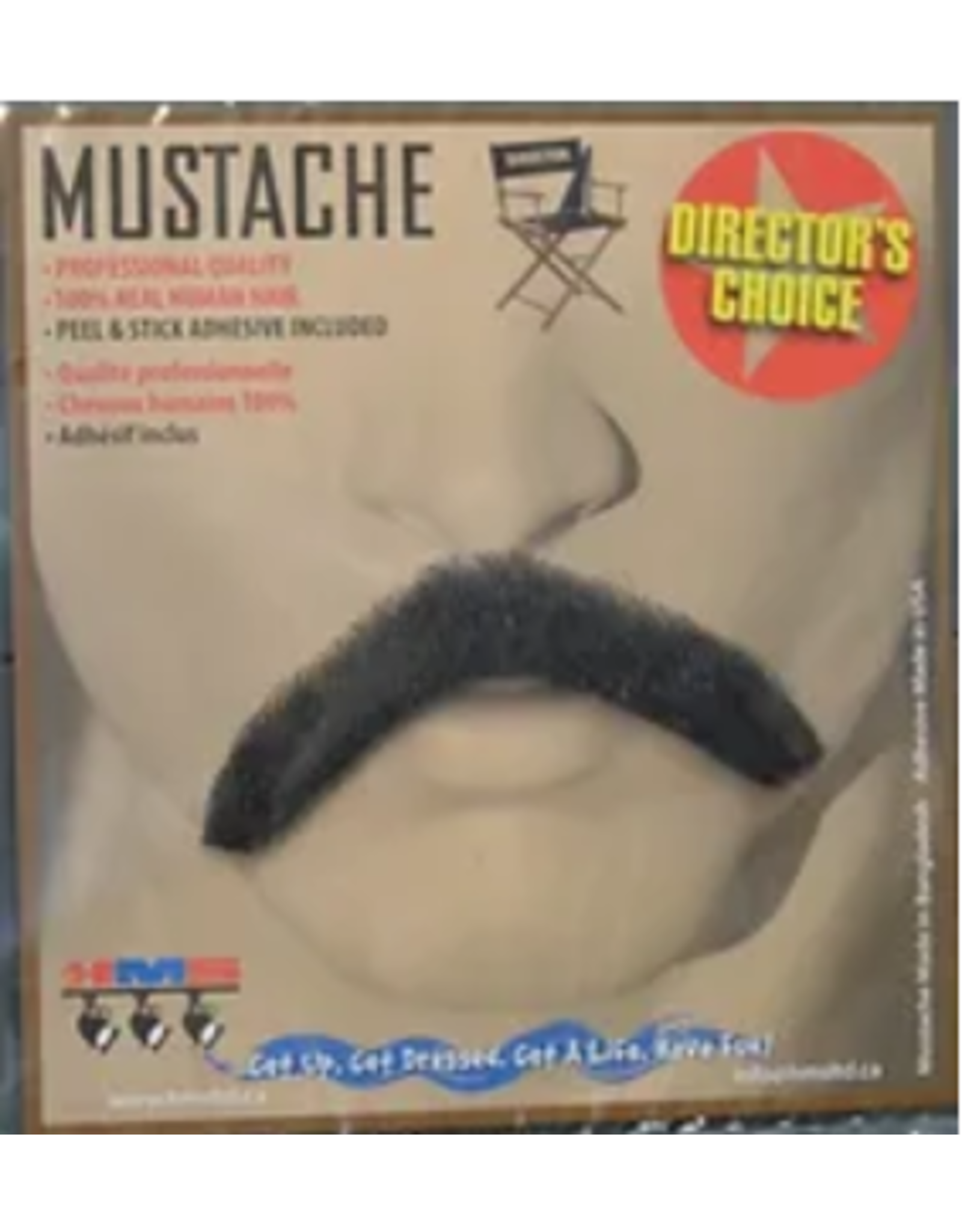 HM Smallwares Undercover Bro Moustache Black