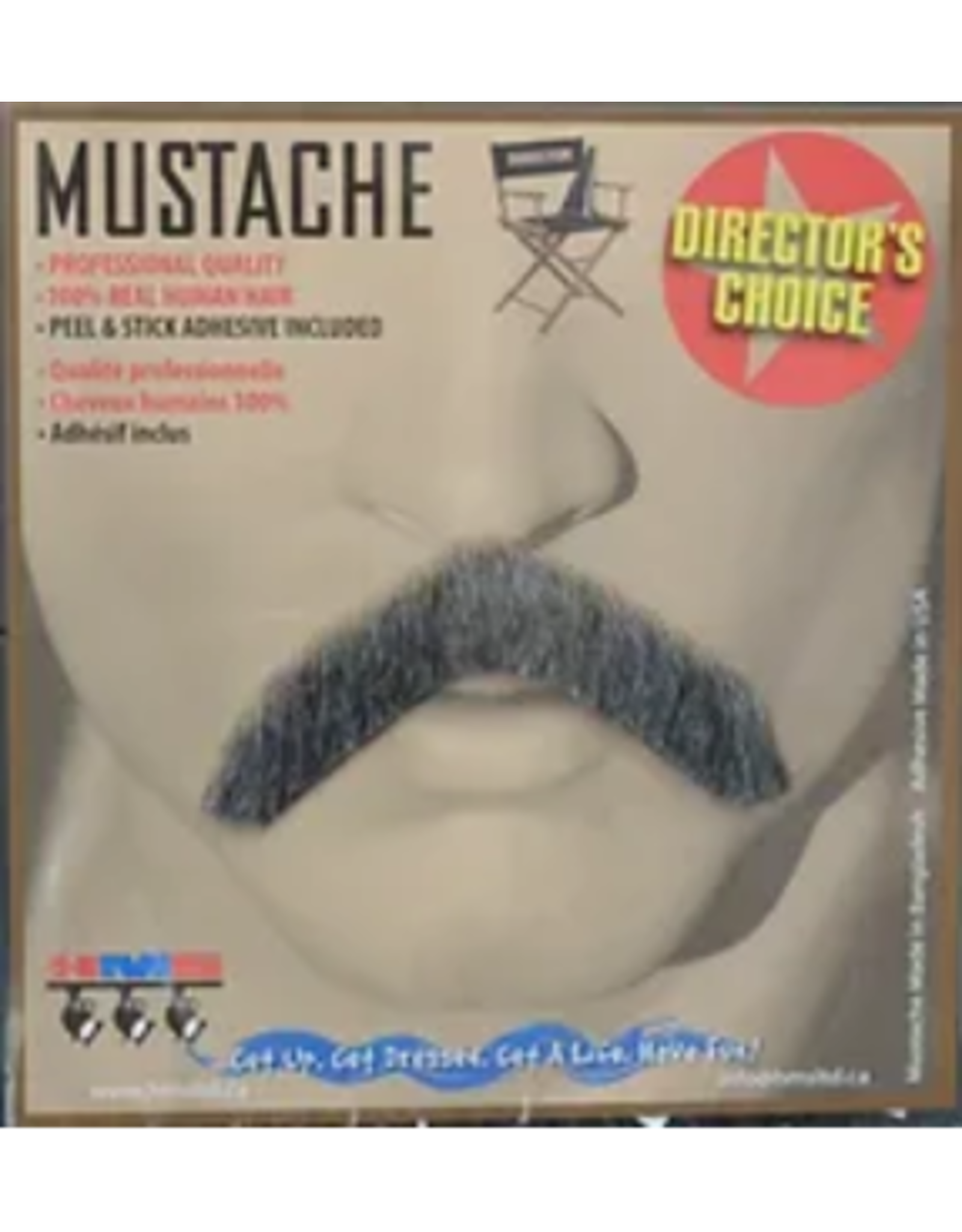 HM Smallwares Undercover Bro Moustache Grey