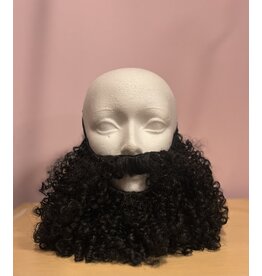 HM Smallwares Long Curly Beard Black