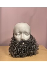HM Smallwares Long Curly Beard Grey