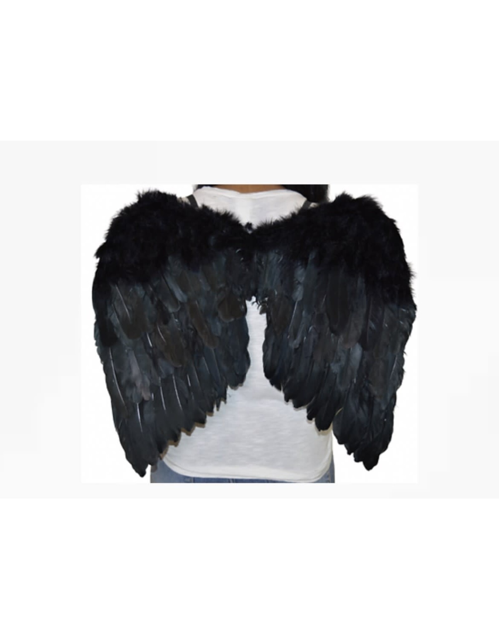 HM Smallwares 24" Feather Angel Wings Black