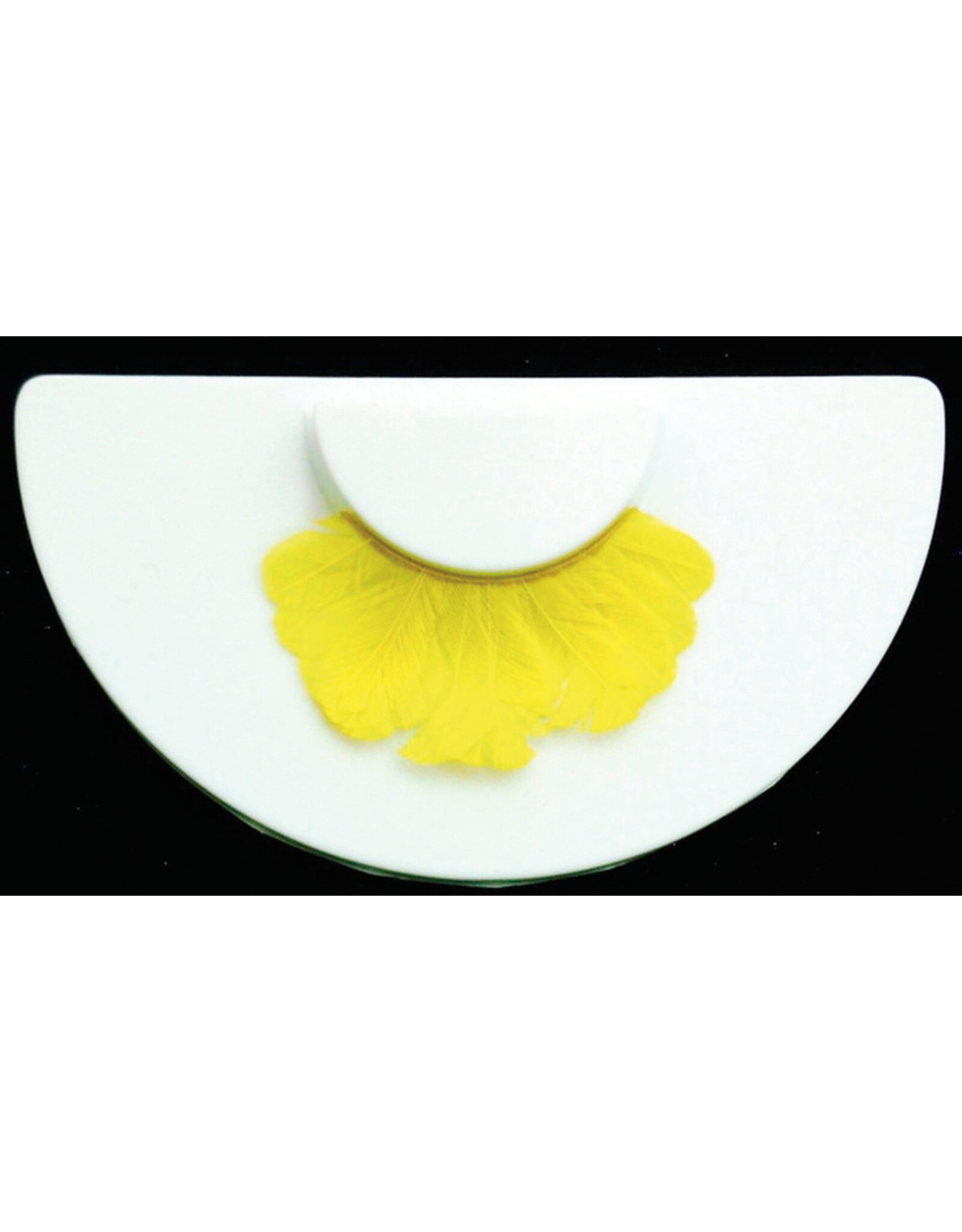 fH2 Bright Yellow Feather Lashes