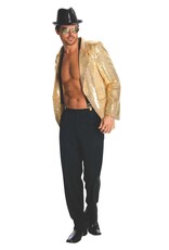 Rubies Costume *Disc* Men's Sequin Gold Jacket Large