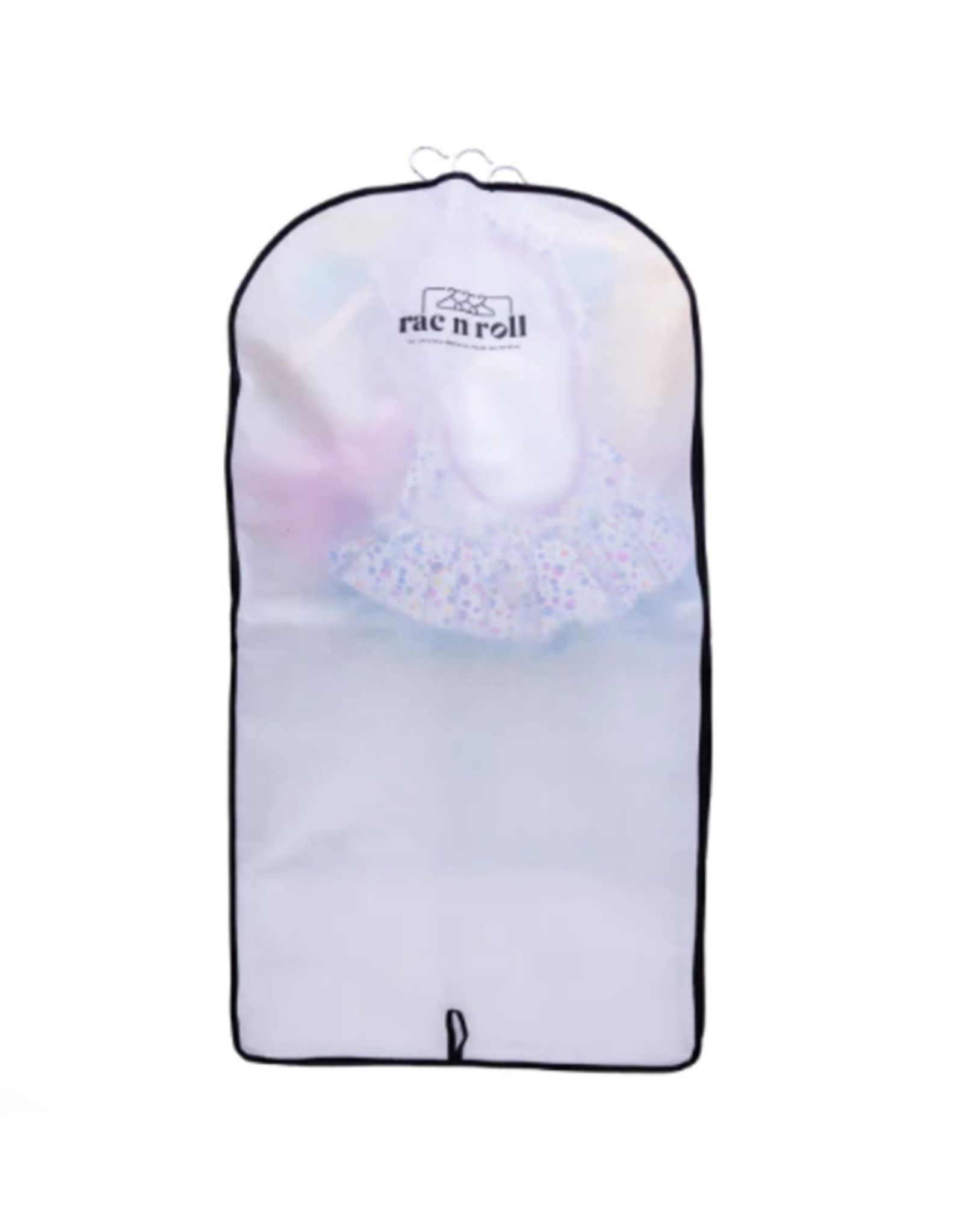 Rac N Roll Half Clear Half Woven Garment Bag