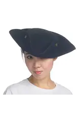 HM Smallwares Revolutionary Pirate Hat Black