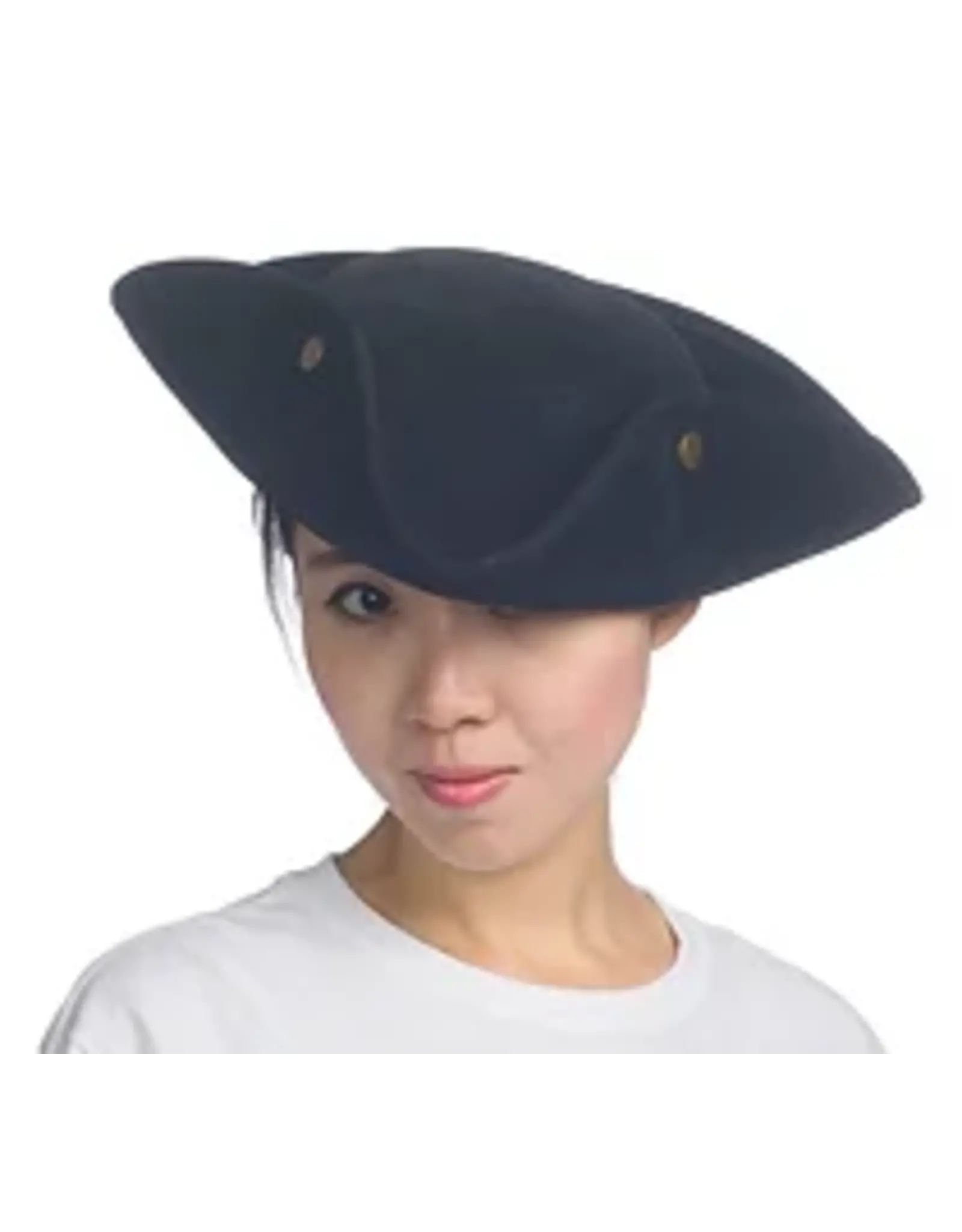 HM Smallwares Pirate Hat Revolutionary Black