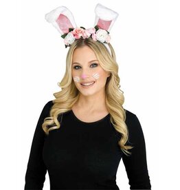 Fun World Floral Bunny Headband