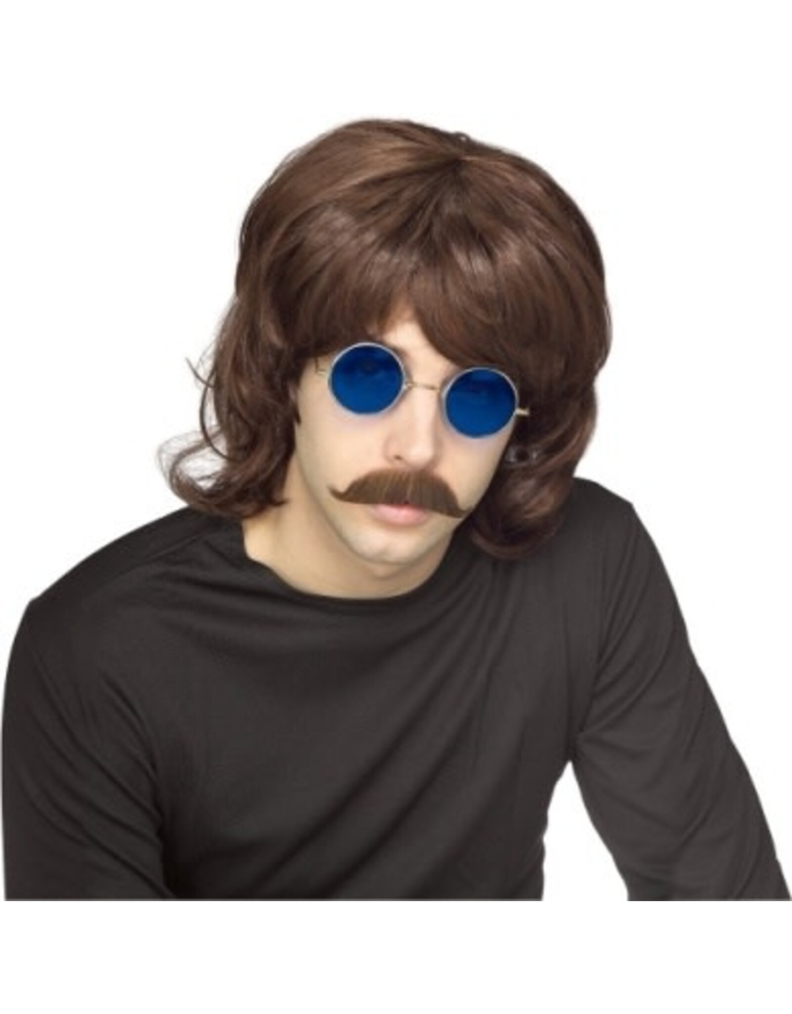 Rubies Costume Brown 70's Shag Wig