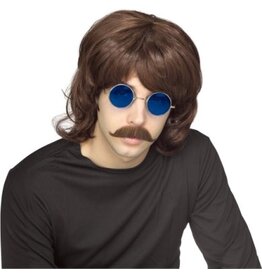 Rubies Costume Brown 70's Shag Wig