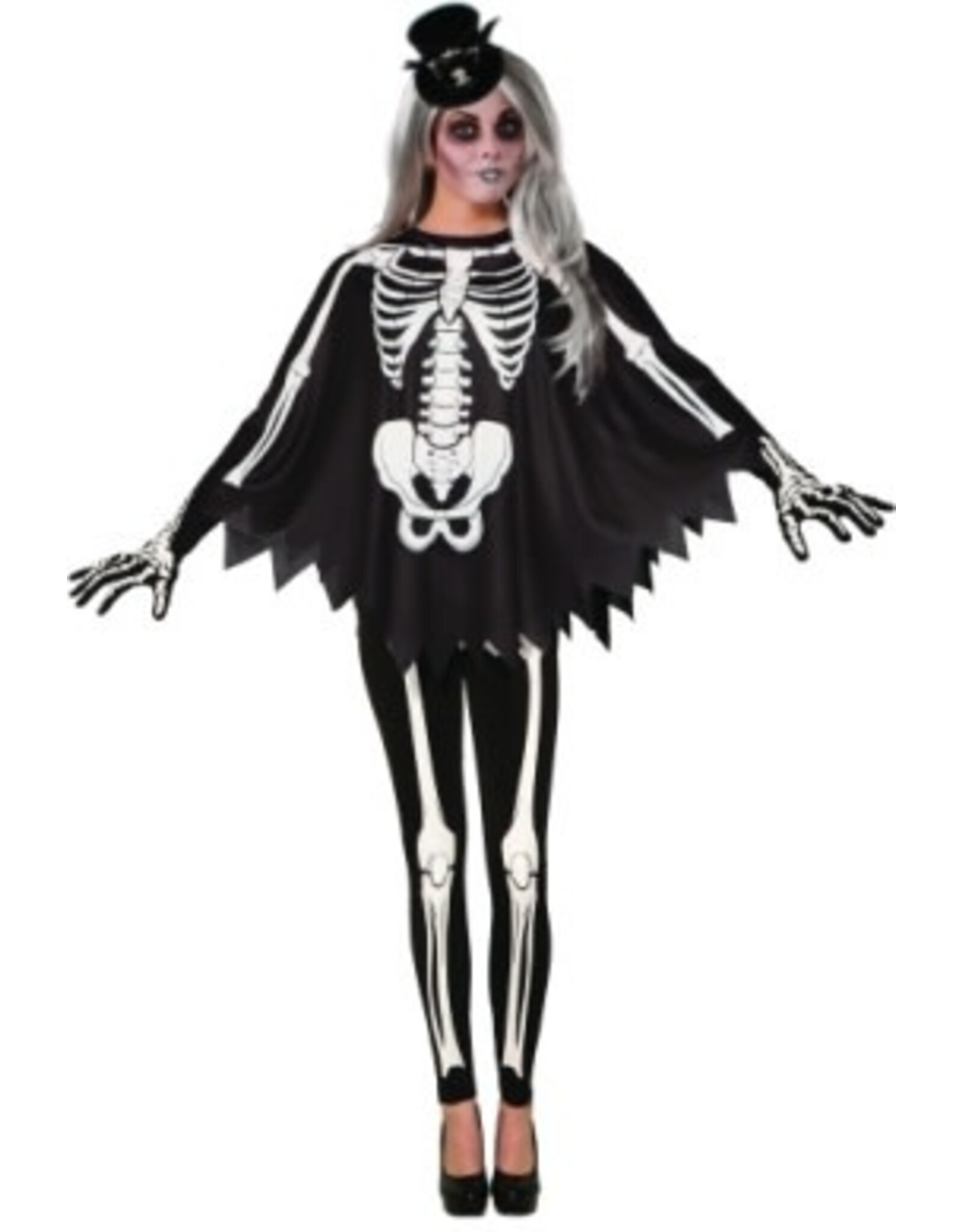 Forum Novelties Inc. Skeleton Bones Poncho