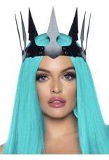 Leg Avenue Faux Leather Spiked Crown