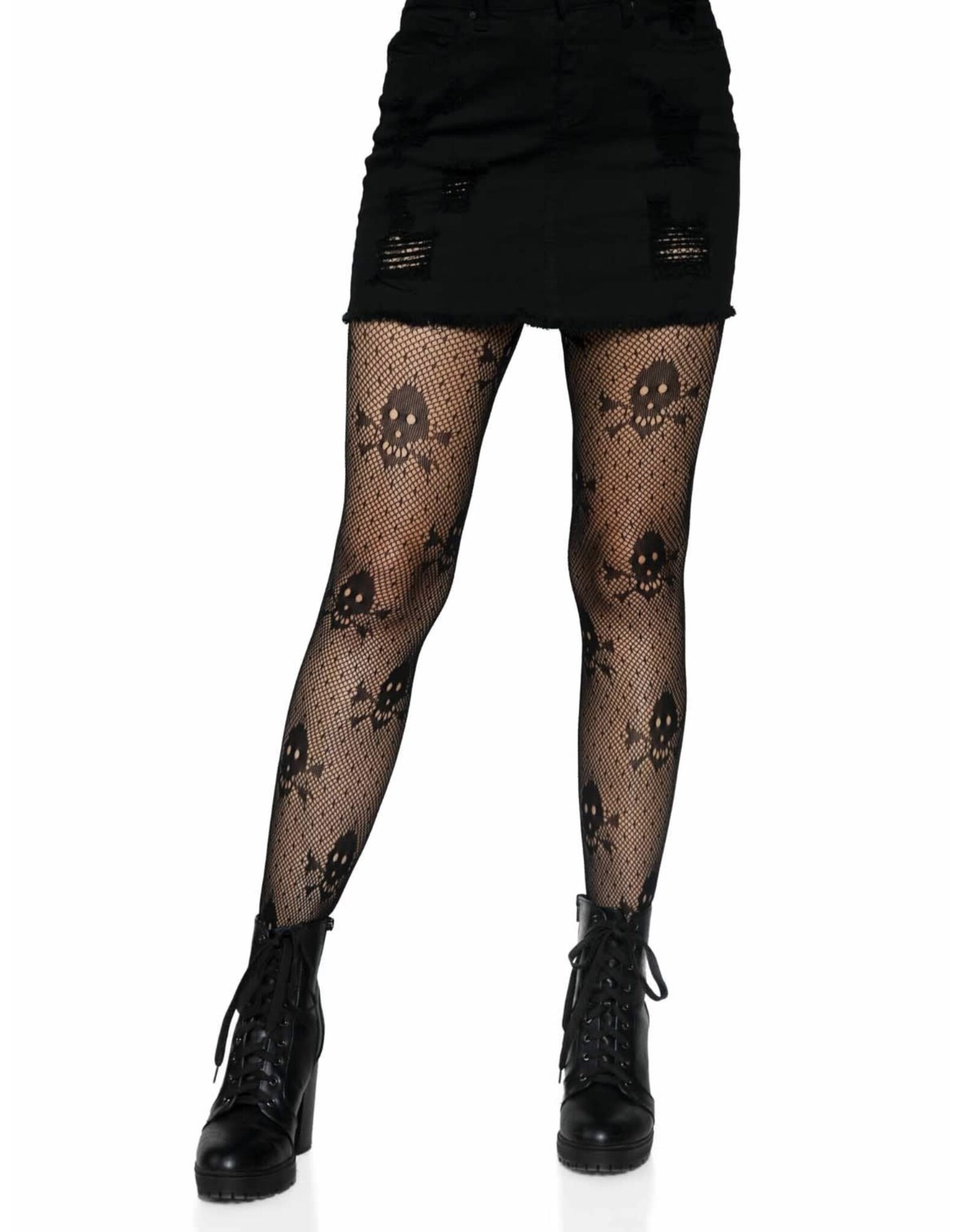 Leg Avenue Pirate Skull Tights