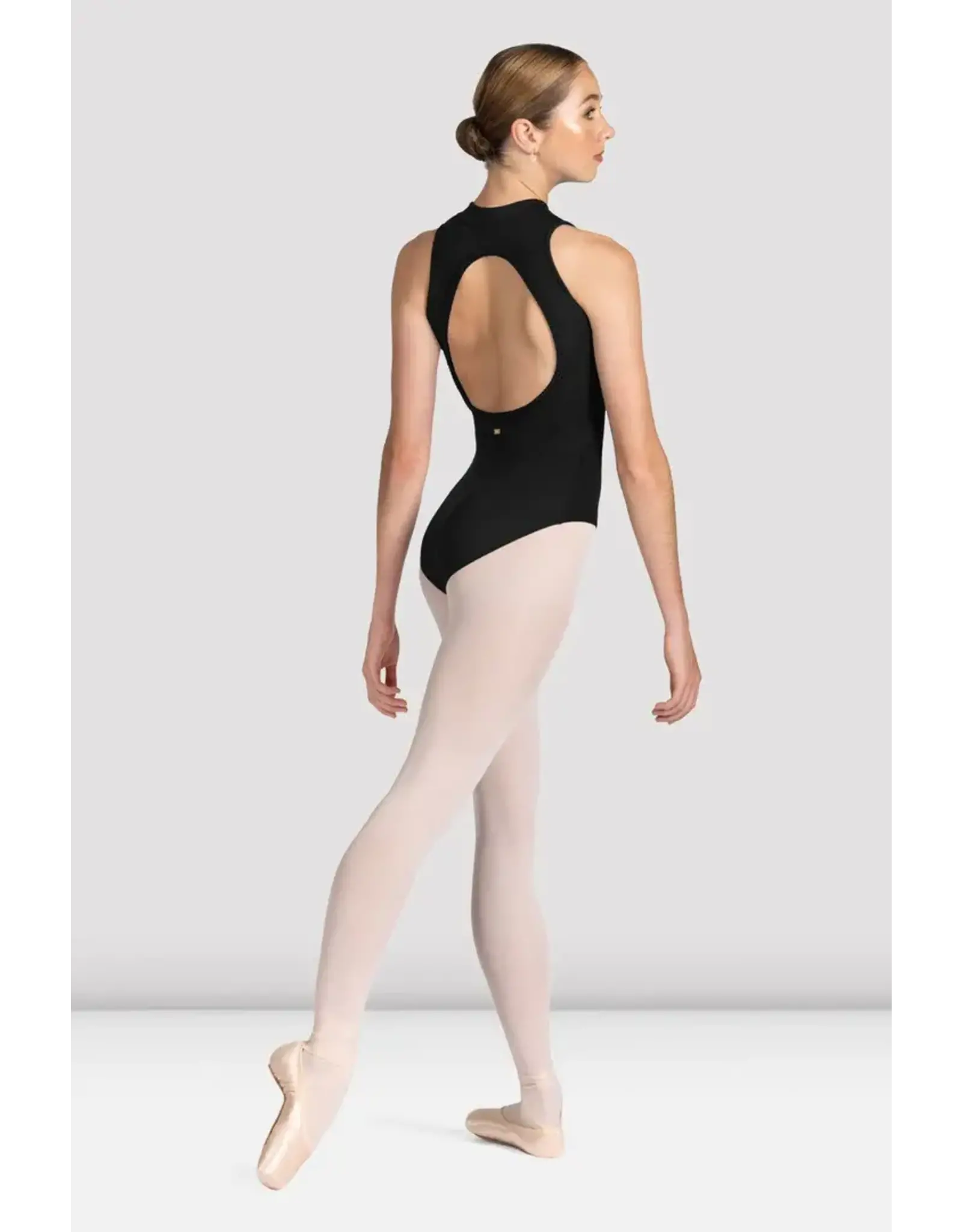 Bloch *Disc* Zipper Front Leotard Black