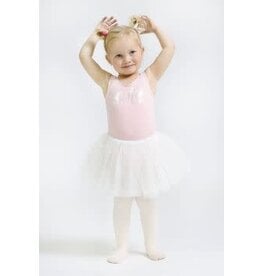 Mondor Tank Leotard w/Ballet Glittering Applique