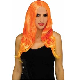 Fun World Layered Ombre Orange Wig