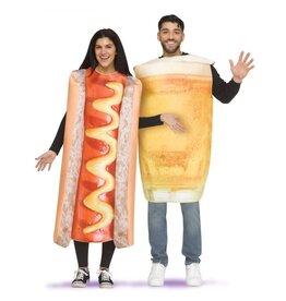 Fun World Hot Dog and Beer Costume