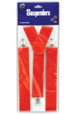 Beistle Suspenders Red