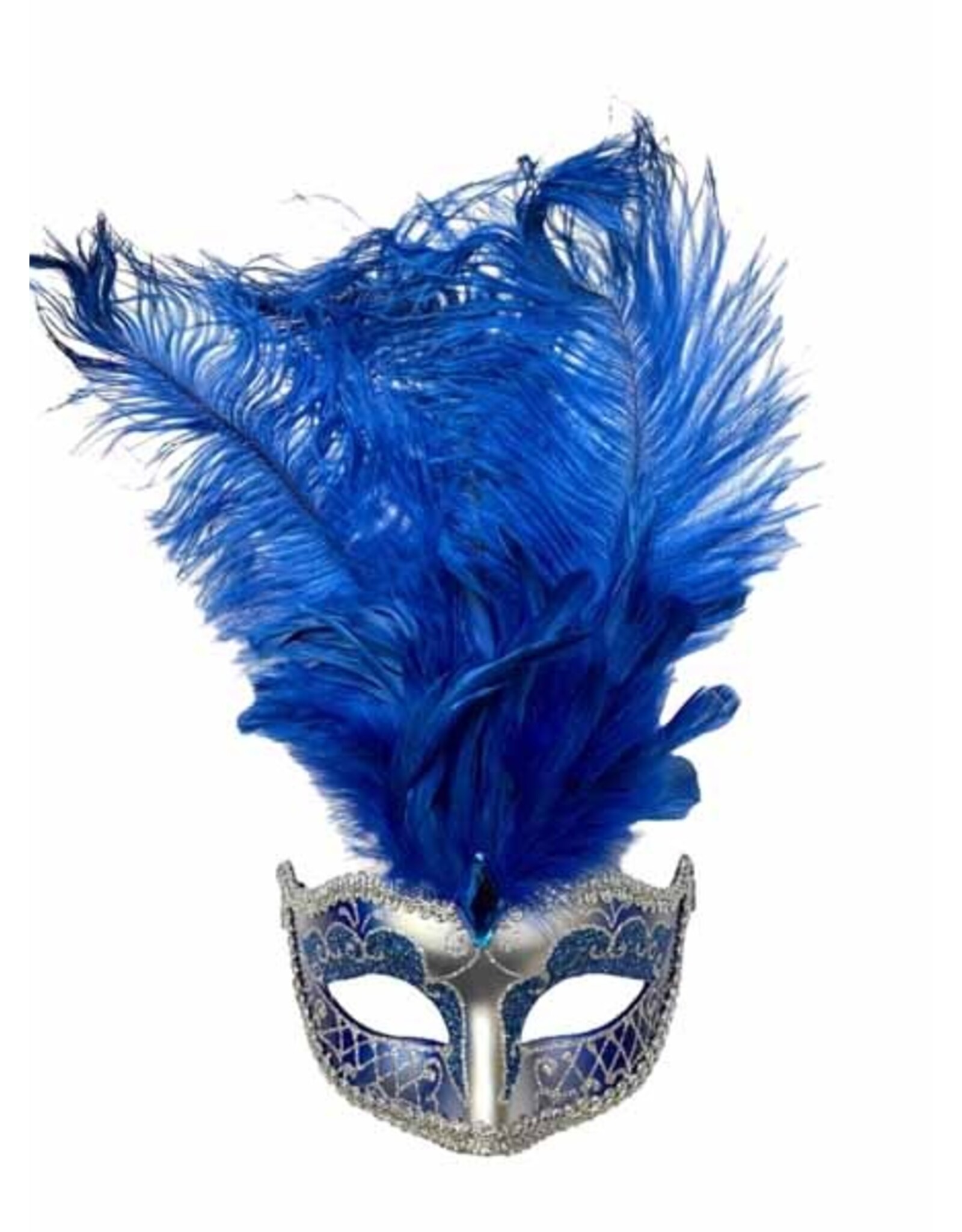 KBW Venetian Mask with Feathers