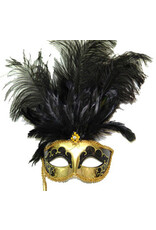 KBW Venetian Mask with Stick