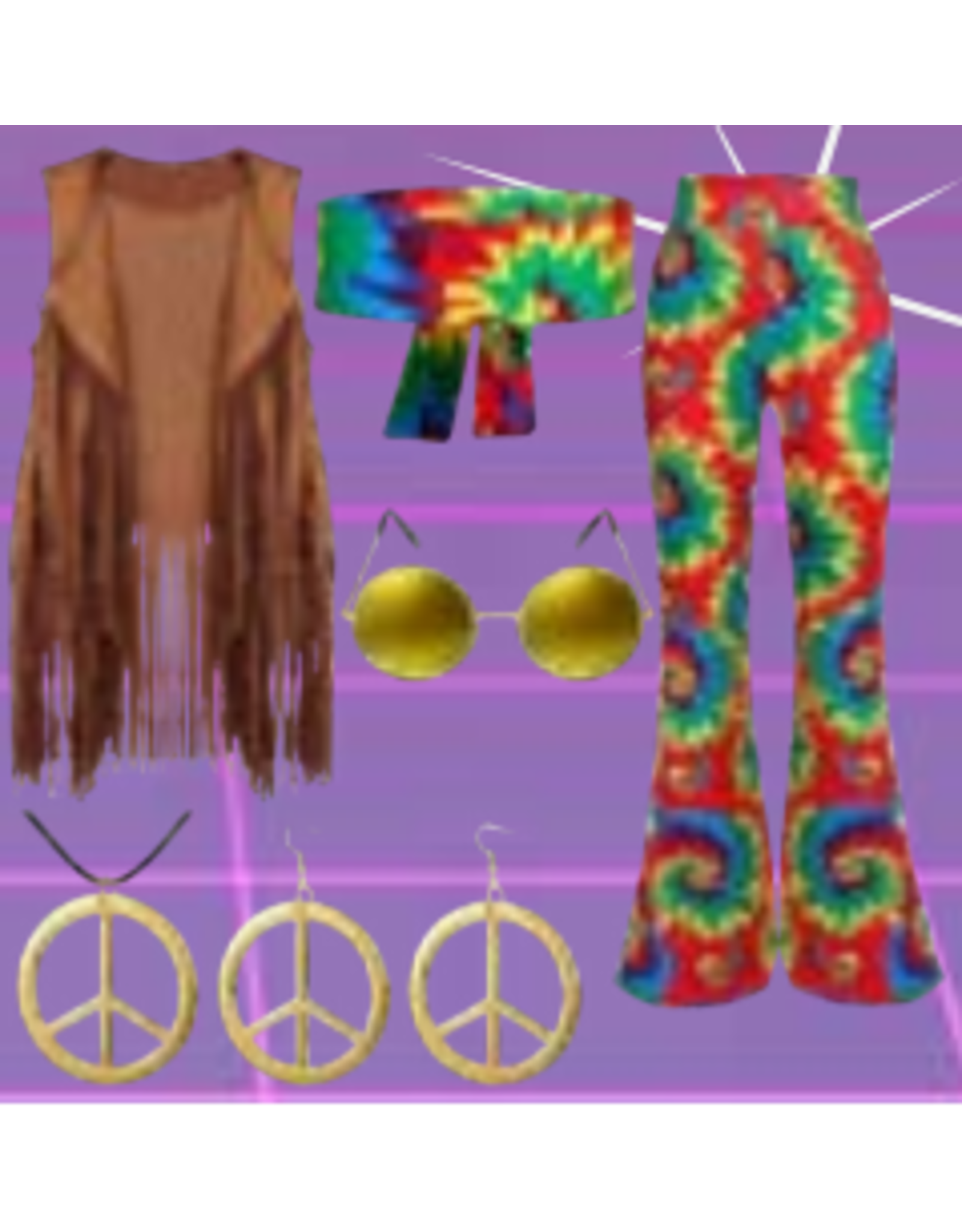 HM Smallwares 60's Hippie Set L/XL