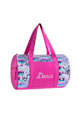 Horizon Dance Striped Sequins Duffel Pink